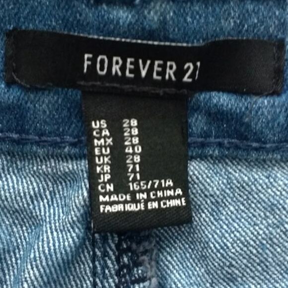 Forever 21 Bleached Skinny Denim Jeans - Picture 8 of 9